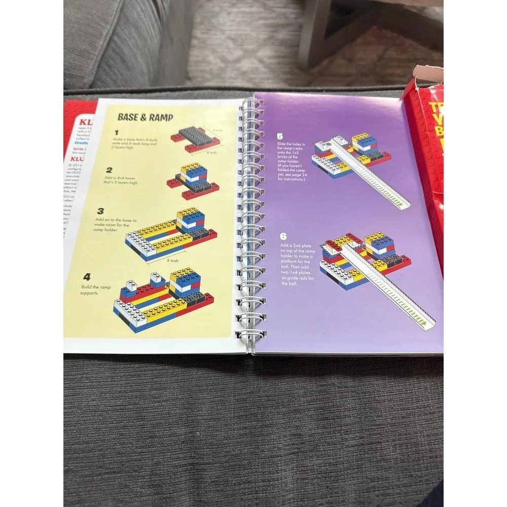 Lego chain reactions craft kit book Pat Murphy Klutz Labs‎